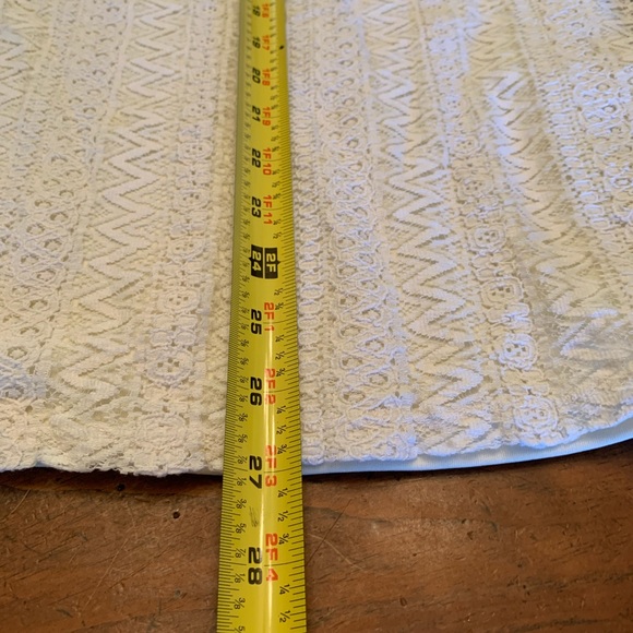 ** Route 66 White Lace Women’s 3/4 Sleeve Blouse L - Picture 12 of 13